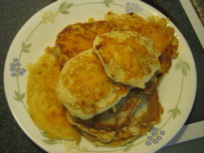 You're not even looking at my masterpiece. You're looking at the flowered plate.