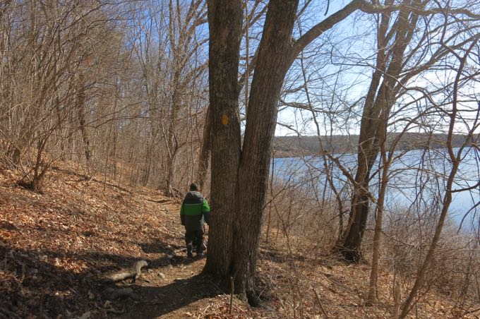 Much of the hike was lakeside